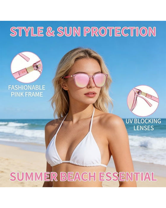 Large-Frame Polarized Sunglasses