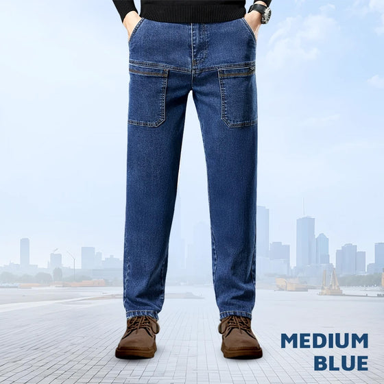Comfortable Multi-Pocket High Durable Cargo Jeans