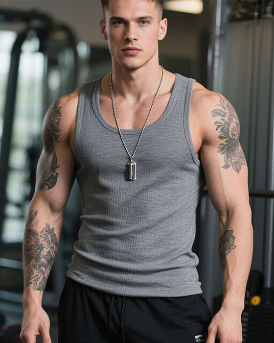 Men's Cotton Fitness Tank Top