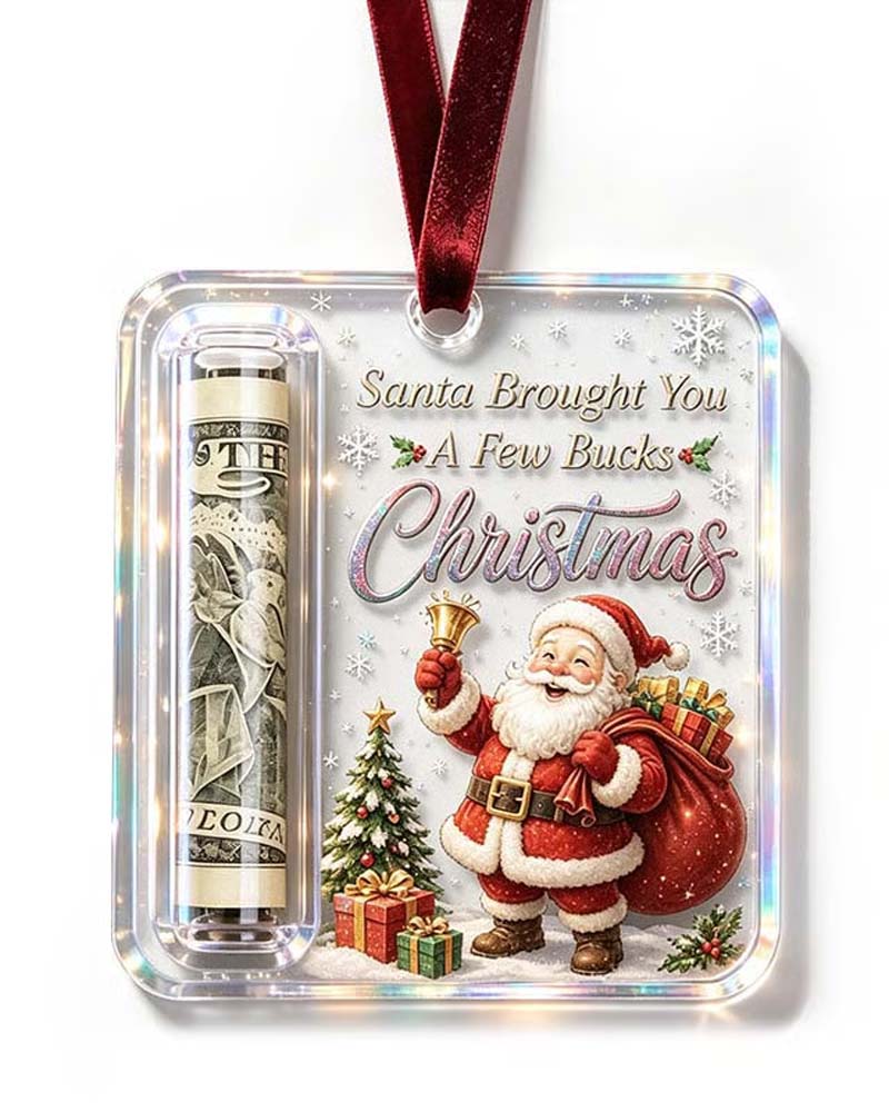 Christmas Cash Gift Ornament