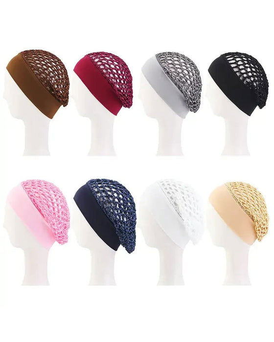Stretchy Wide-Edge Sleeping Cap