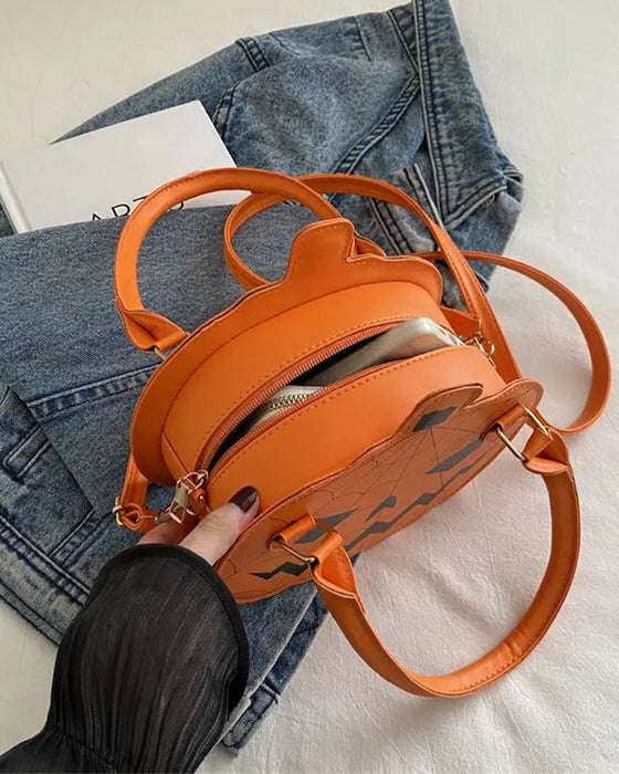2026 Halloween Pumpkin Bag – Cute Crossbody & Shoulder Handbag for Women