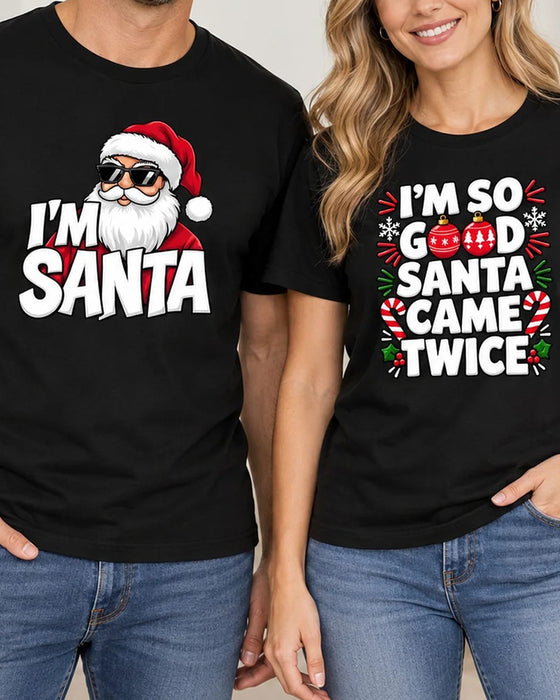 I'm Santa Christmas Couples Graphic Tee