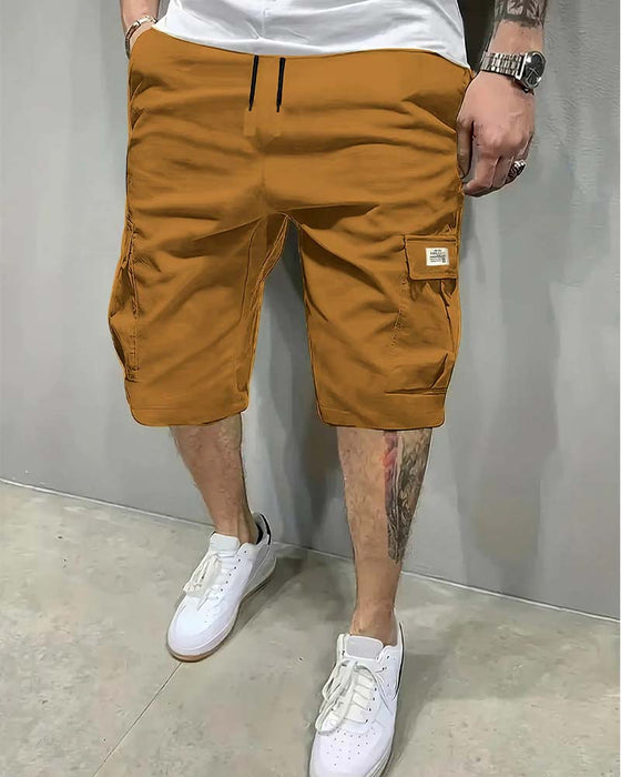 Men's Mid Waist Drawstring Shorts