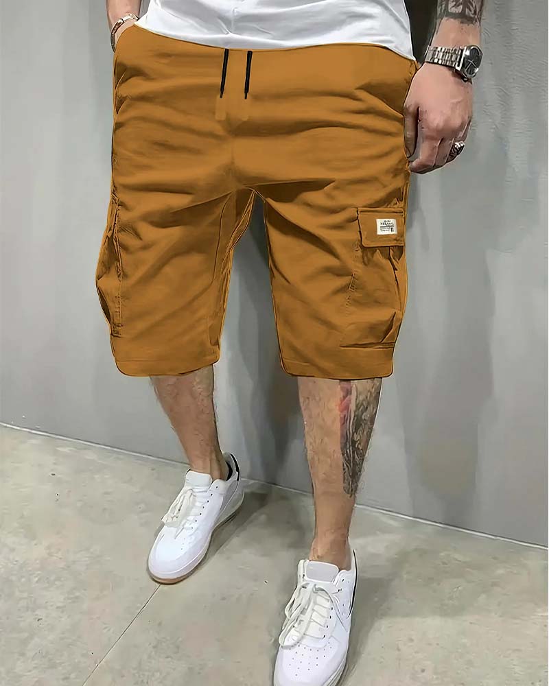 Men's Mid Waist Drawstring Shorts