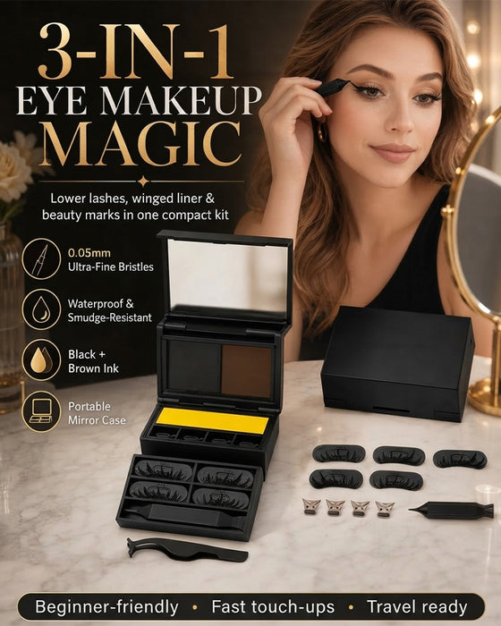 3-in-1 Eyeliner & Lash Stamp Kit