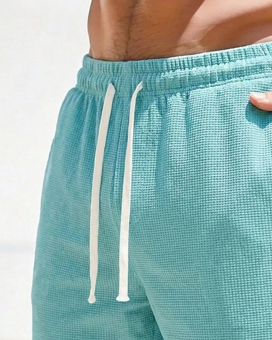 Men’s Waffle Casual Shorts