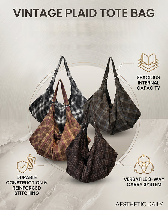 Casual Large-Capacity Crossbody Tote Bag