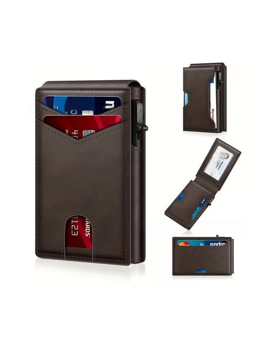 Automatic Pop-Up Bifold Card Holder