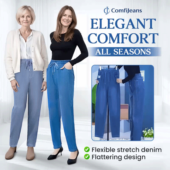 High Waist Ultra-Stretch Mom Jeans
