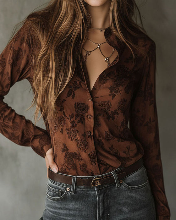 Retro Floral Shirt