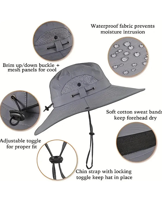 New Solar-Powered Outdoor Cooling Fan Hat
