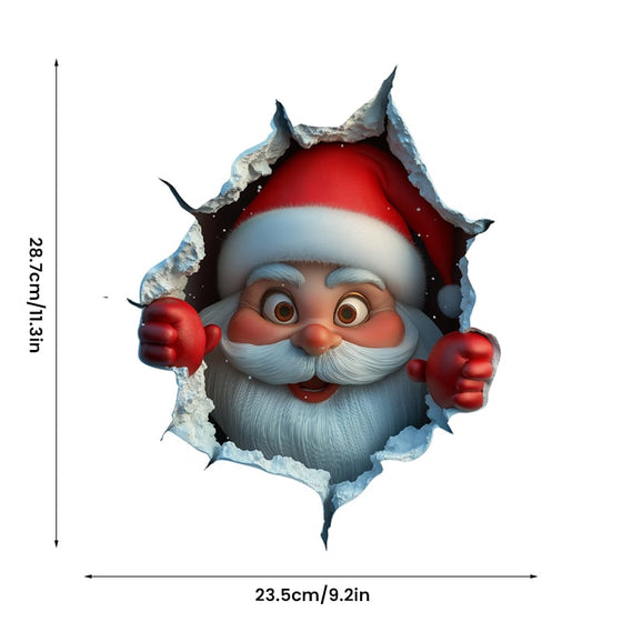 Santa Claus Wall Sticker Set