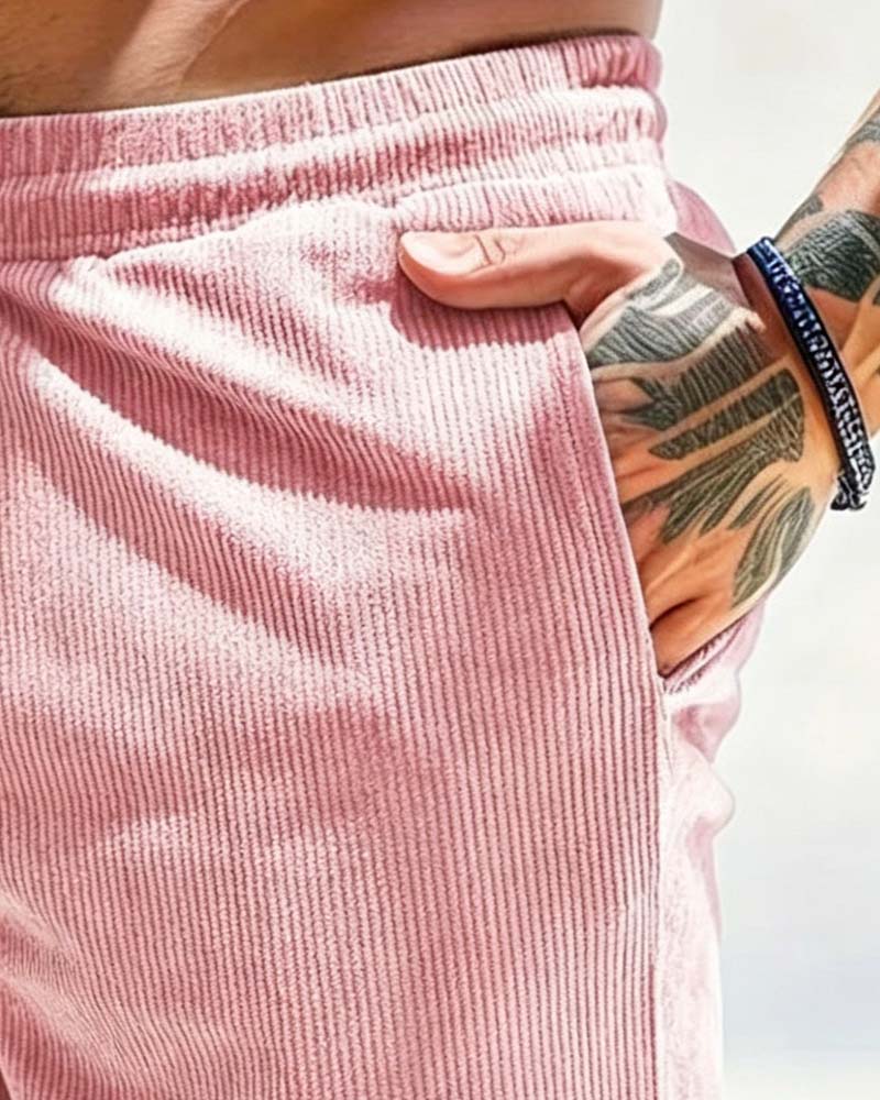 Men's Corduroy Daily Casual Shorts