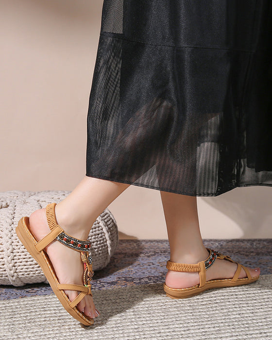 Bohemian Open-Toe Sandals