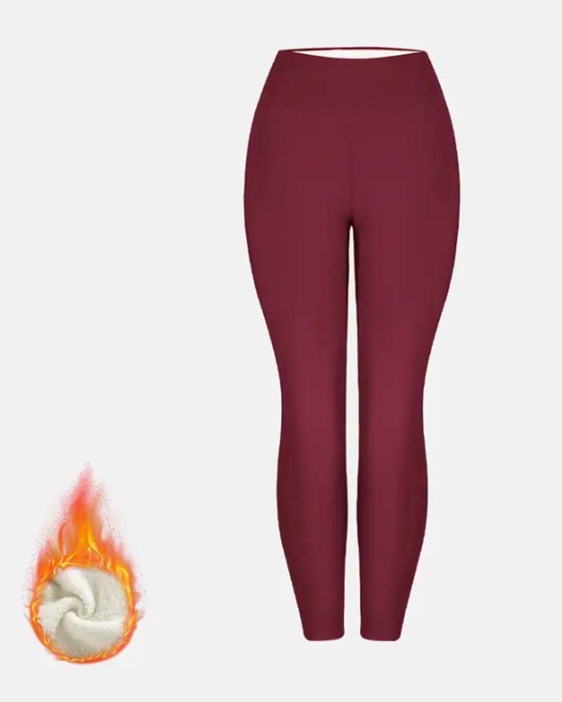 Winter Thick High Waist Warm Leggings Yoga Pants