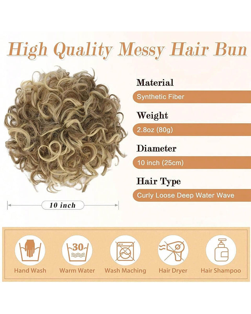 Drawstring Elastic Wave Wig