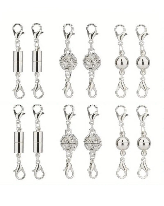 12 Pack Magnetic Necklace Clasps and Closures