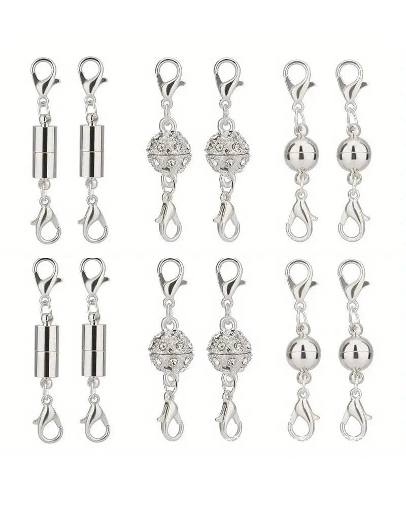 12 Pack Magnetic Necklace Clasps and Closures