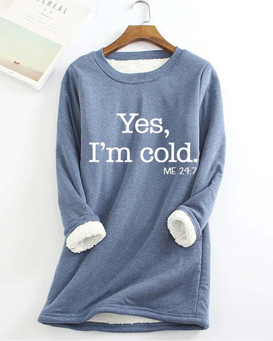 Letter printed fleece casual pants