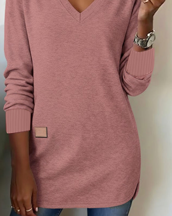 V-Neck Stylish Hoodie