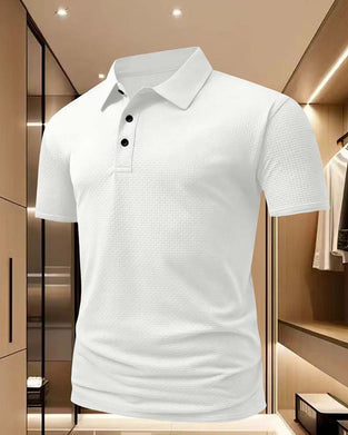 Lapel Placket Button T-Shirts