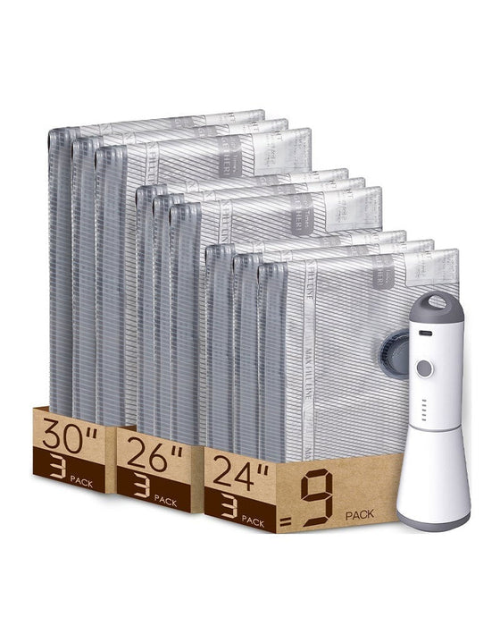 Travel Vacuum Bags with Portable Electric Pump
