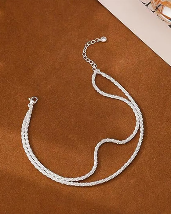 🏖️ Women's KC Gold & Sterling Silver Anklets