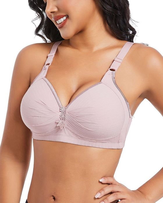Three-Row Hook Bra