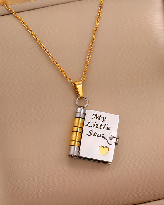 💥💥My Little Star Book Necklace