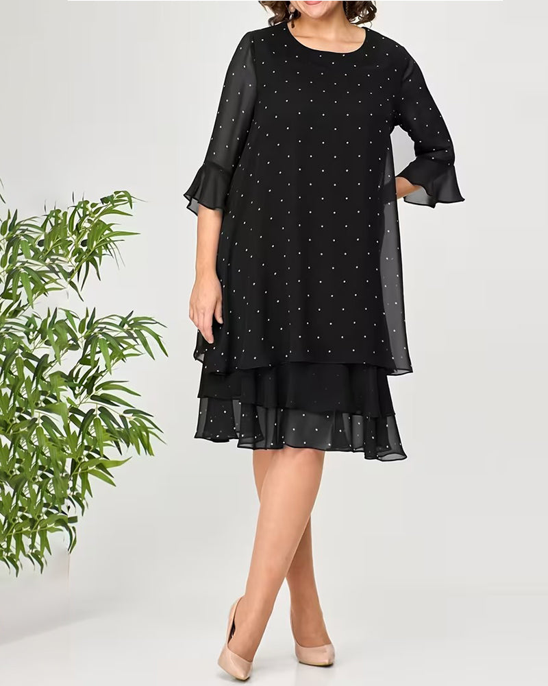 Polka Dot Tiered Dress