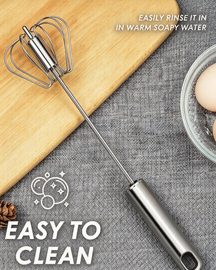 Stainless Steel Semi-Automatic Whisk