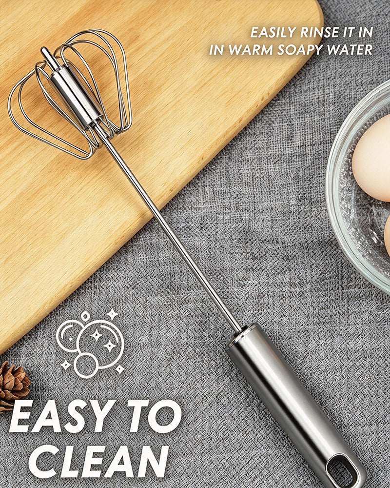 Stainless Steel Semi-Automatic Whisk