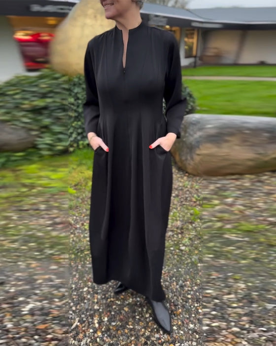 Elegant And Stylish V-Neck Dress