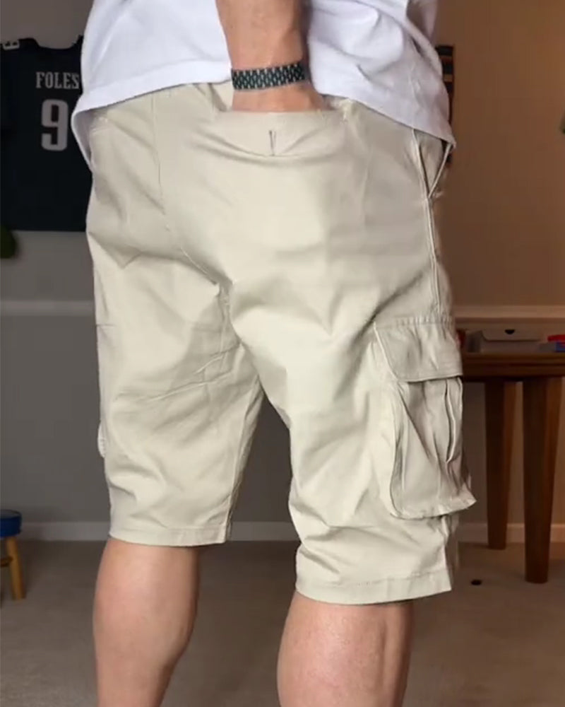 Men's Belted Cargo Shorts