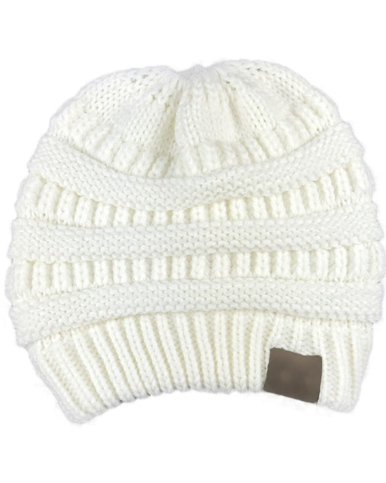 Chic & Cozy Cable Knit Hat for Fall and Winter
