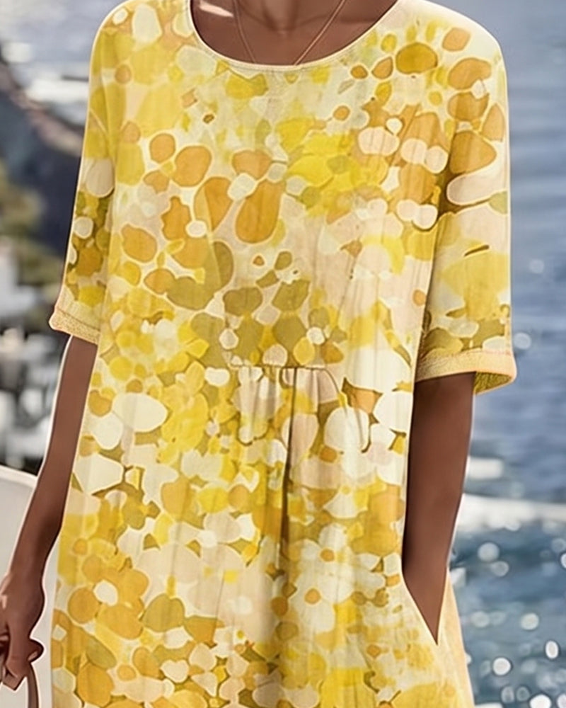 Printed Loose Dress