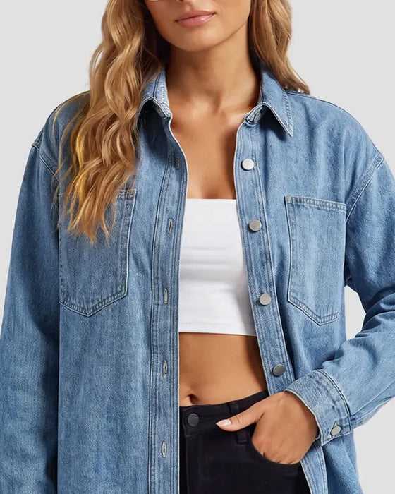 Long Sleeve Lapel Shirt