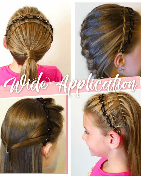 Hairstyle Headband With Clips
