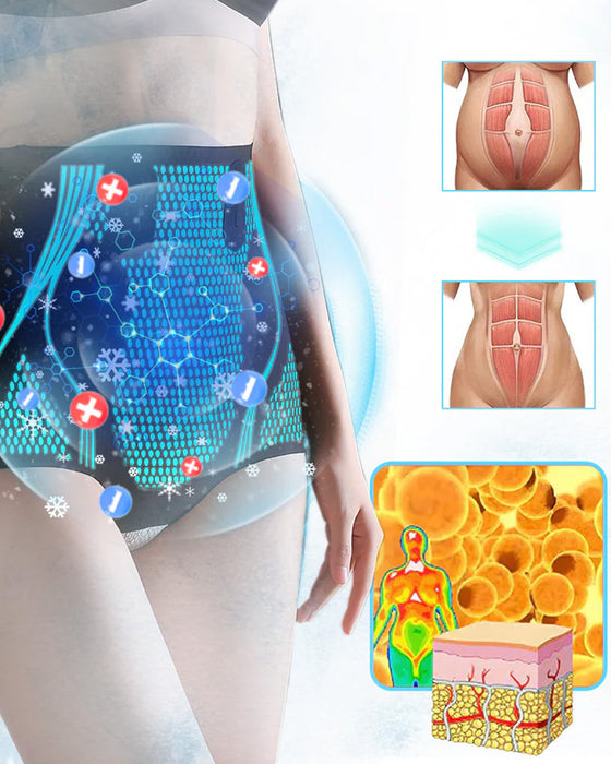 Fat Burning Lce Silk Lonic Fiber Shaping Shorts