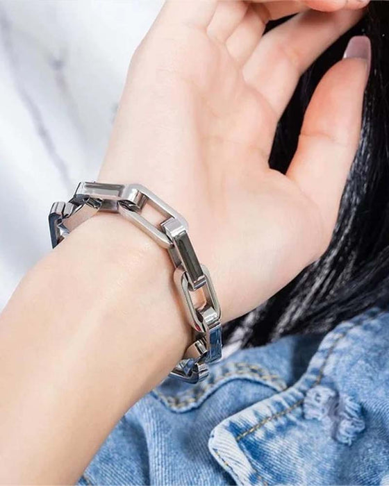 Square Titanium Steel Chain