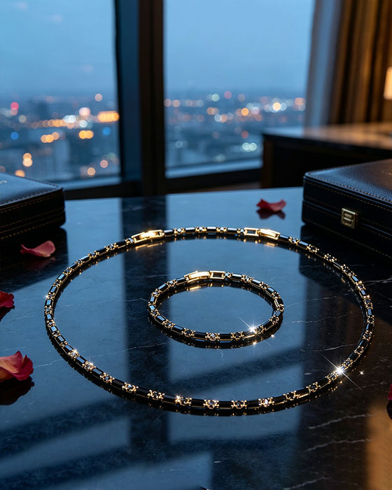 Personalized Adjustable Sparkling Jewelry Set