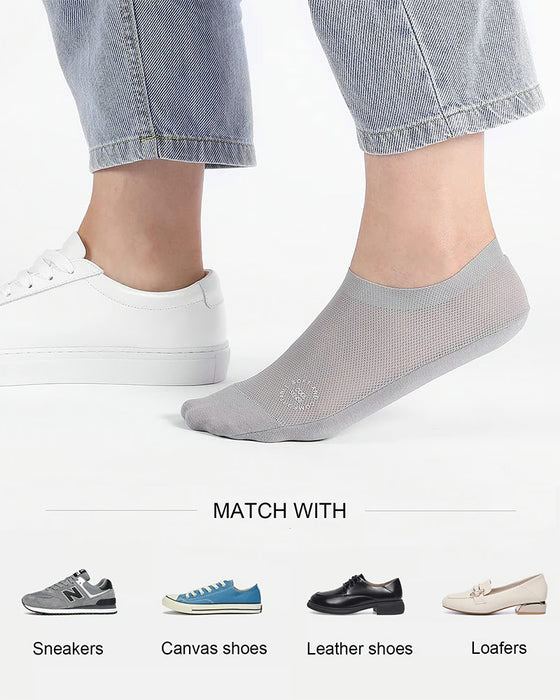 Men's Ice Silk Boat Socks