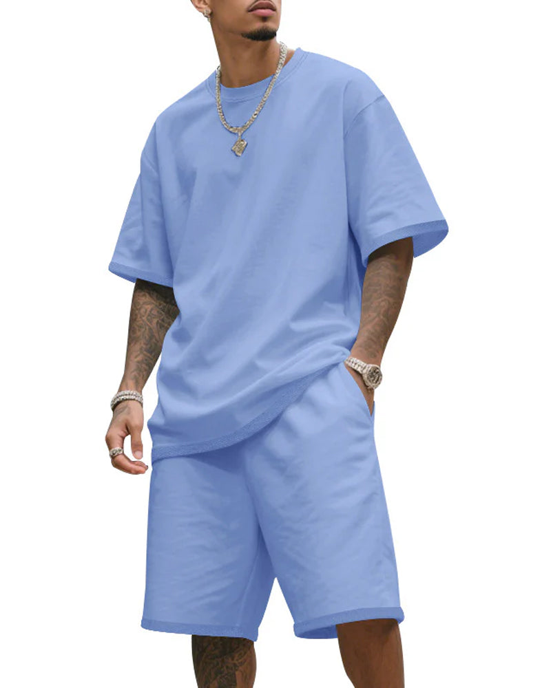 Short Sleeve Shorts Two-Piece Set