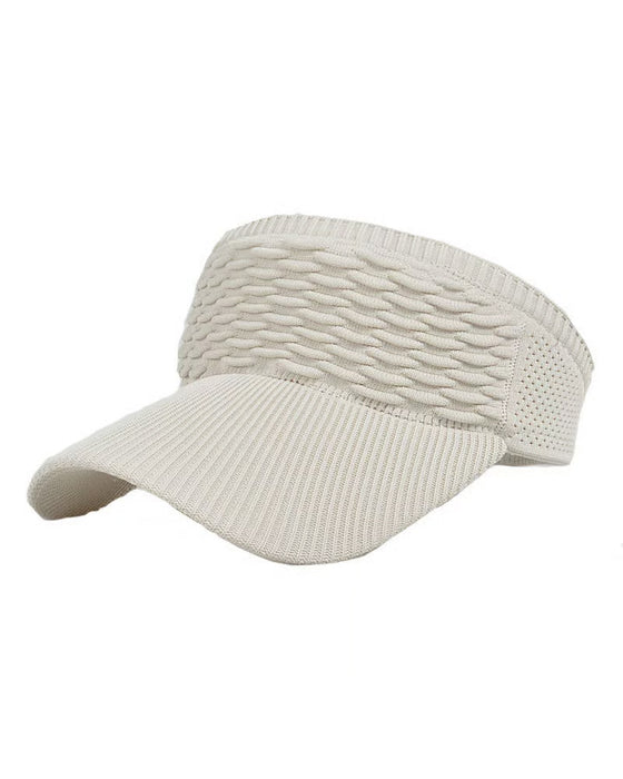 Women's High Ponytail Sun Visor Hats