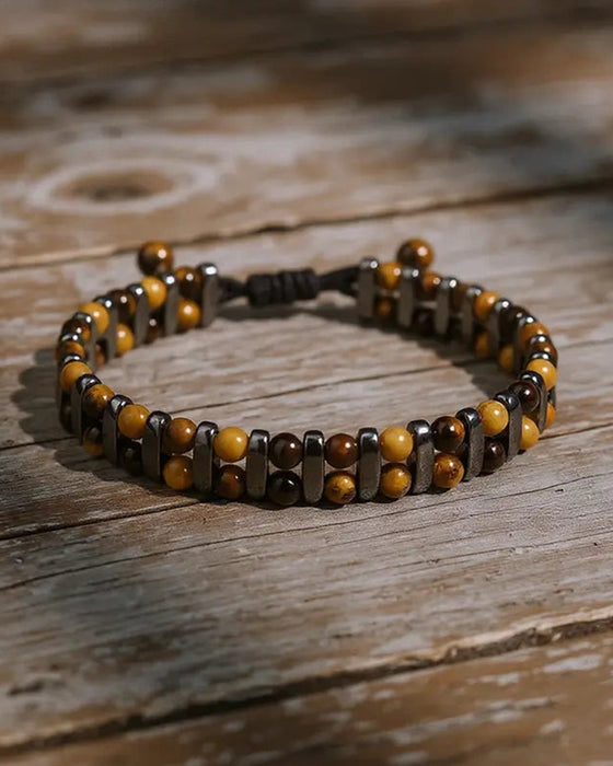 Natural Tiger's Eye Stone Bracelet