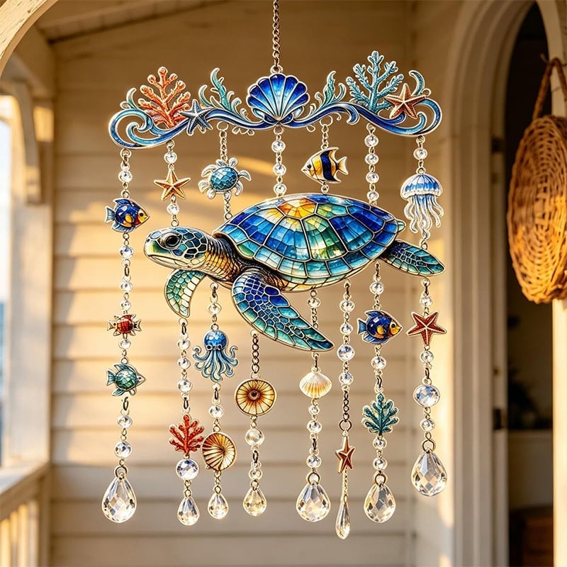 2D Ocean-Themed Wind Chime