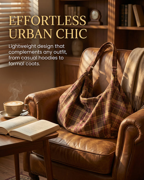 Casual Large-Capacity Crossbody Tote Bag