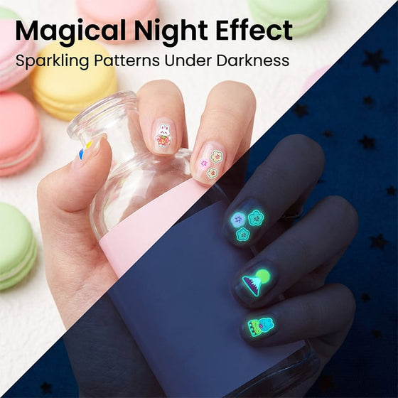 Glow-in-the-Dark Nail Stickers for Kids