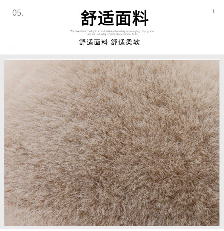 Mongolian Style Women's Thick Warm Plush Hat